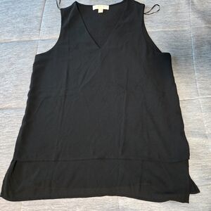 MICHAEL Michael Kors Black V-Neck Tank Top